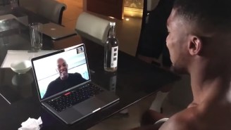Dr. Dre Gives Anthony Joshua An Inspiring Skype Call Before His Fight With Wladimir Klitschko