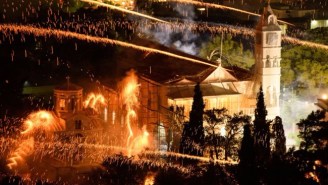 This Greek Island Celebrated Easter The Correct Way…. With Tons Of Explosives