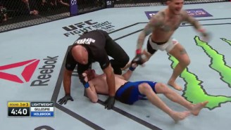 Watch UFC Up And Comer Gregor Gillespie Knock Out His Opponent In 21 Seconds