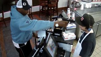No One Has More Chill Than This Cashier While He’s Being Robbed At Gunpoint