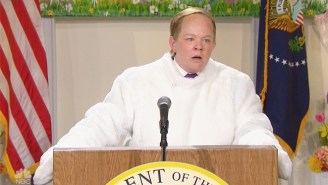 Melissa McCarthy Brings Back Sean Spicer’s Easter Bunny Days To Discuss ‘Concentration Clubs’ On ‘SNL’