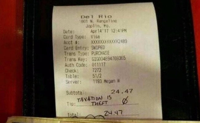 This Little Trick Is Being Called The 'Libertarian Way To Tip'