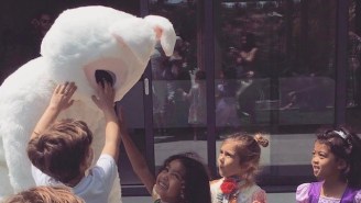 Kanye West Dressed Up As The Easter Bunny To The Delight Of His Kids And The Internet