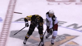 An NHL Player Savagely Broke His Stick Over Another Dude’s Neck