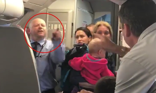 American Airlines Employee Confronted Alleged Stroller Incident Video