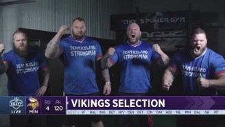 The Vikings Had The Mountain From ‘Game Of Thrones’ Help Introduce A Draft Pick