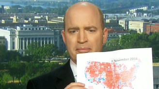 Yes, Donald Trump Whipped Out Electoral Map Printouts To Remind Reporters Of His Stunning Victory