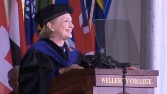 Hillary Clinton ‘Jokes’ About Trump Getting Impeached During Her Commencement Speech