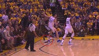 Watch The Questionable Foul By Zaza Pachulia That Knocked Kawhi Leonard Out Of Game 1