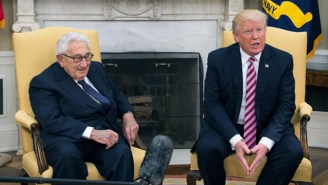 President Trump Met With Henry Kissinger In The Oval Office, And People Made So Many Nixon Comparisons