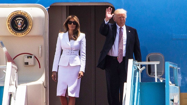 Melania Swatted Away Trump's Hand Again, This Time In Rome