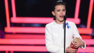 Everyone Loved ‘Stranger Things’ Star Millie Bobby Brown’s Moving And Tearful MTV Awards Acceptance Speech