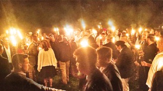 Torch-Wielding White Supremacists Chanted ‘Russia Is Our Friend’ At A Virginia Confederate Monument Rally