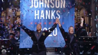 Dwayne ‘The Rock’ Johnson Picks His Running Mate As President On ‘SNL’