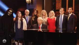 ‘SNL’ Pokes Fun At Itself By Having Alec Baldwin’s Trump And His Team Cover Leonard Cohen
