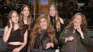 Melissa McCarthy Tries And Fails To Join HAIM In The Latest ‘SNL’ Promo Spot