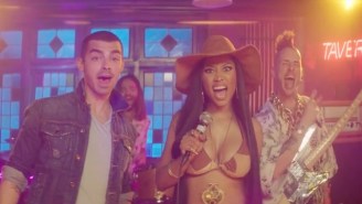 DNCE And Nicki Minaj Bust Out The Moves In The Retro ’70s ‘Kissing Strangers’ Video