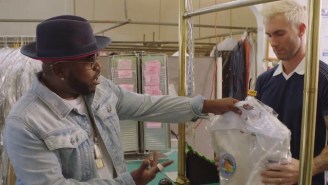 Big Boi And Adam Levine’s ‘Mic Jack’ Video Is A Dry Cleaning Odyssey Complete With A Quick Trip To Space