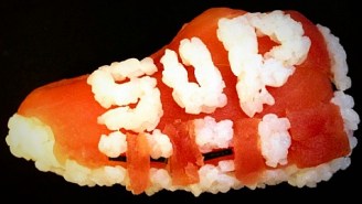 Celebrate The NBA Finals With This Sushi Made To Look Like Sneakers