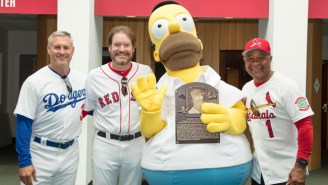 Homer Simpson Officially Enters The Baseball Hall Of Fame 25 Years After ‘Homer At Bat’