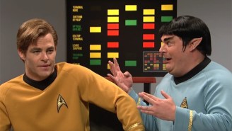 ‘SNL’ Gives Us Chris Pine As Shatner’s Kirk In A Lost ‘Star Trek’ Episode With Spock’s Party Loving Brother
