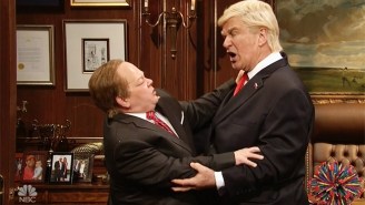 You Can’t Unsee Melissa McCarthy’s Sean Spicer Making Out With Donald Trump On ‘SNL’