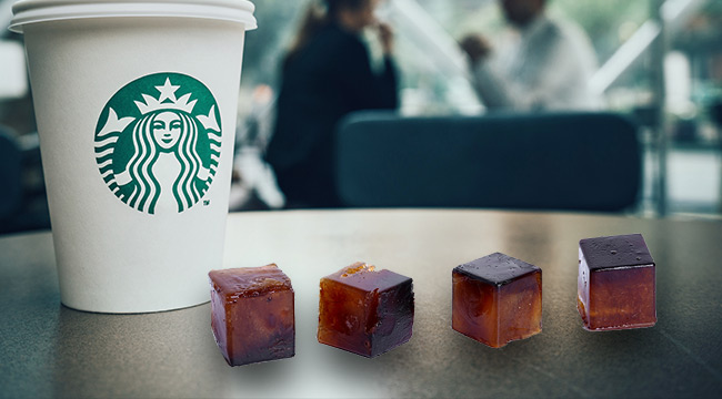 New Starbucks ice cubes