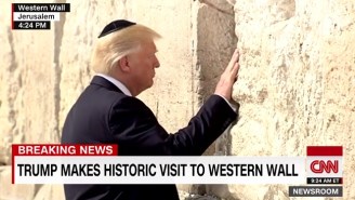 Trump Becomes The First Sitting U.S. President To Visit The Western Wall In Jerusalem