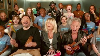 Fleetwood Mac’s Buckingham And McVie Help Jimmy Fallon Warm Hearts By Covering ‘Don’t Stop’ With Kid Instruments