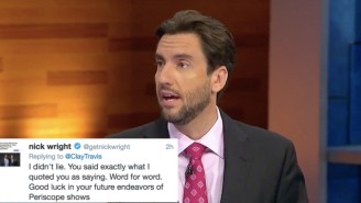 Clay Travis’ FS1 Colleague Blasted Him On Twitter For Saying LeBron Faked Racist Vandalism
