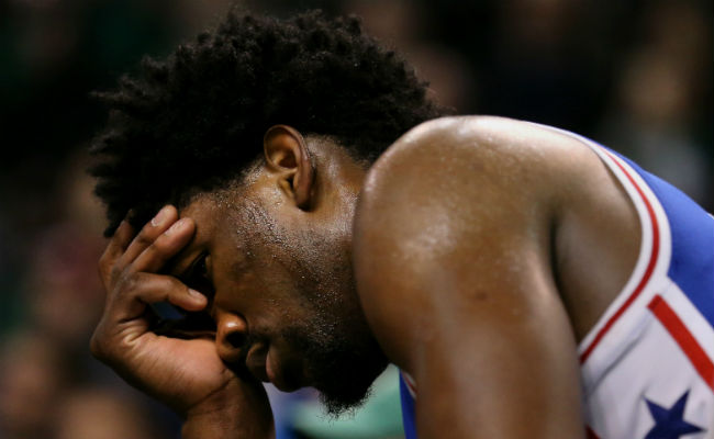 Embiid changes Twitter avatar to crying face