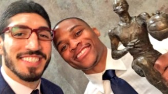 Enes Kanter Took A Shot At Kevin Durant’s ‘Real MVP’ Quote While Celebrating Russell Westbrook