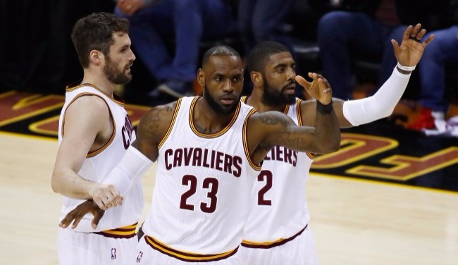 LeBron Was Drinking Wine With Kevin Love When Kyrie Irving Called Him