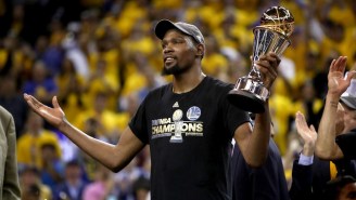 Kevin Durant Gave An Emotional Interview After Finally Winning His First NBA Title And MVP Award