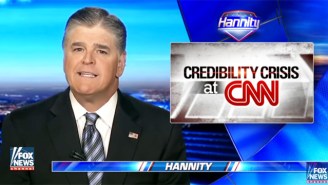 Sean Hannity Bizarrely Uses A Debunked ‘Fake News’ Story To Claim CNN Has A ‘Credibility Crisis’