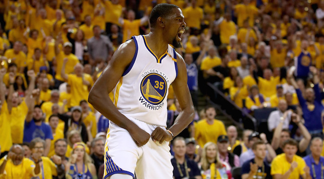 Kevin Durant's NBA Playoff dominance makes the Warriors' future