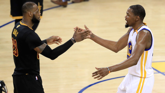 Kevin Durant Bet That LeBron James Stays In Cleveland In Free Agency