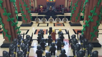 Someone Spent 18 Long Months Building The Throne Room From ‘Game Of Thrones’ Entirely Out Of Lego