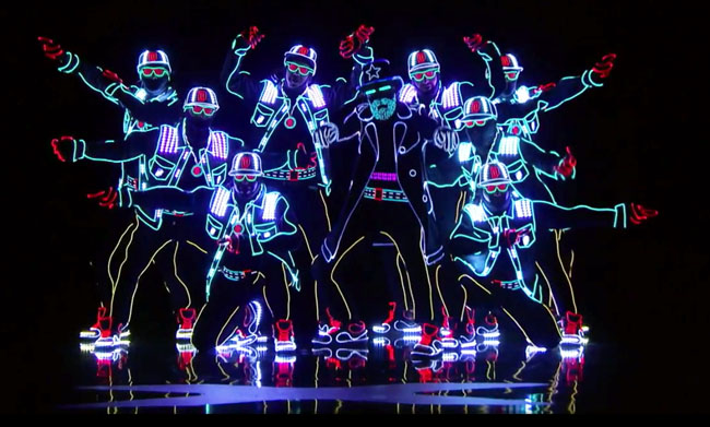 britain's got talent light up dancers