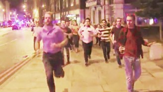 Folks Are Rallying Around This Man Fleeing The London Terror Attacks With A Beer In Hand
