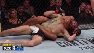 Kevin Lee ‘Chokes Out’ Michael Chiesa In A UFC Fight Night Main Event Marred In Controversy