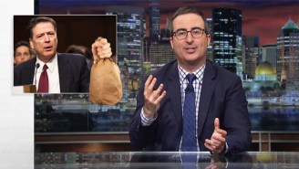 John Oliver Celebrates James Comey’s Testimony Against Trump With A Spot-On ‘Fight Club’ Analogy