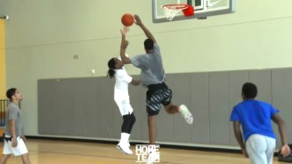 Migos Star Quavo Hit Shaq’s Son Shareef With A Sick Eurostep And Floater