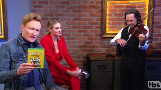 Conan Gets Creepy With Kate Upton While Tackling ‘Cuphead’ On The Latest ‘Clueless Gamer’