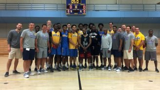 Kanye Balled Out With 2 Chainz And The UCLA Basketball Team For A Summer Workout