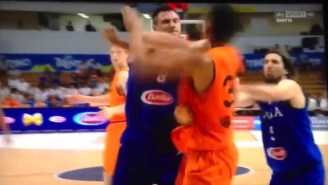 Danilo Gallinari May Have Hurt Himself Punching An Opponent In An Italian National Team Game
