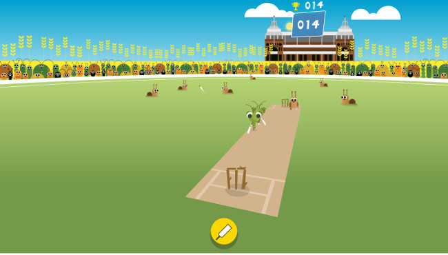 doodle google cricket
