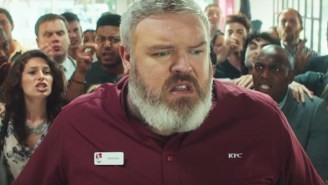 ‘Game Of Thrones’ Hodor Actor Kristian Nairn Has A ‘Hold The Door’ Moment While Serving Up Some KFC