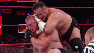 Brock Lesnar Is Reportedly ‘Really Happy’ With Samoa Joe Following Great Balls Of Fire