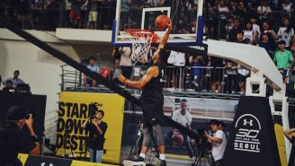 Ayesha Curry Stunned Steph With A Perfect Alley-Oop Lob At Under Armour Event In Korea